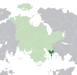Dark green: Mursland, light green: South-East Artemia