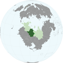 Location of  Aftarestan  (dark green) – in Kesh  (light green & dark grey) – in Northwest Kesh  (light green)